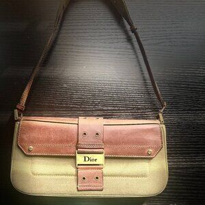 CHRISTIAN DIOR - Vintage Leather Columbus Ave Handbag